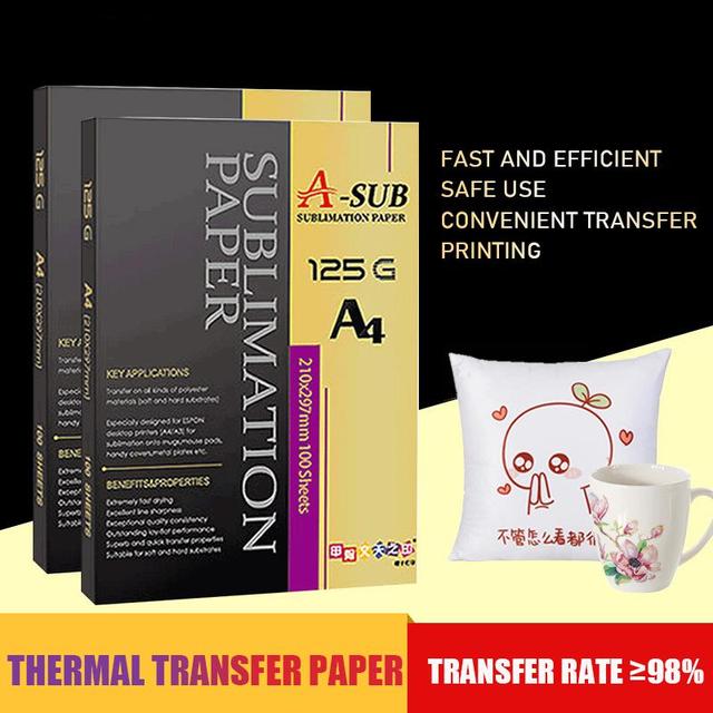 A4 Iron Transfer Paper Inkjet Printing  A4 A3 Size Transfer Sublimation  Paper - A3 - Aliexpress